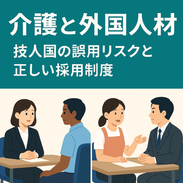 介護と外国人材の採用で注意すべき「技人国」の誤用リスク